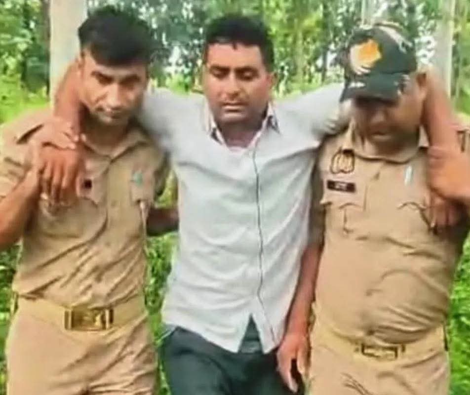 मुठभेड़ में 'हैवान' घायल: महिला से दरिंदगी करने वाले जुबैर के पैर में पुलिस ने मारी गोली, गिड़गिड़ाता रहा आरोपी