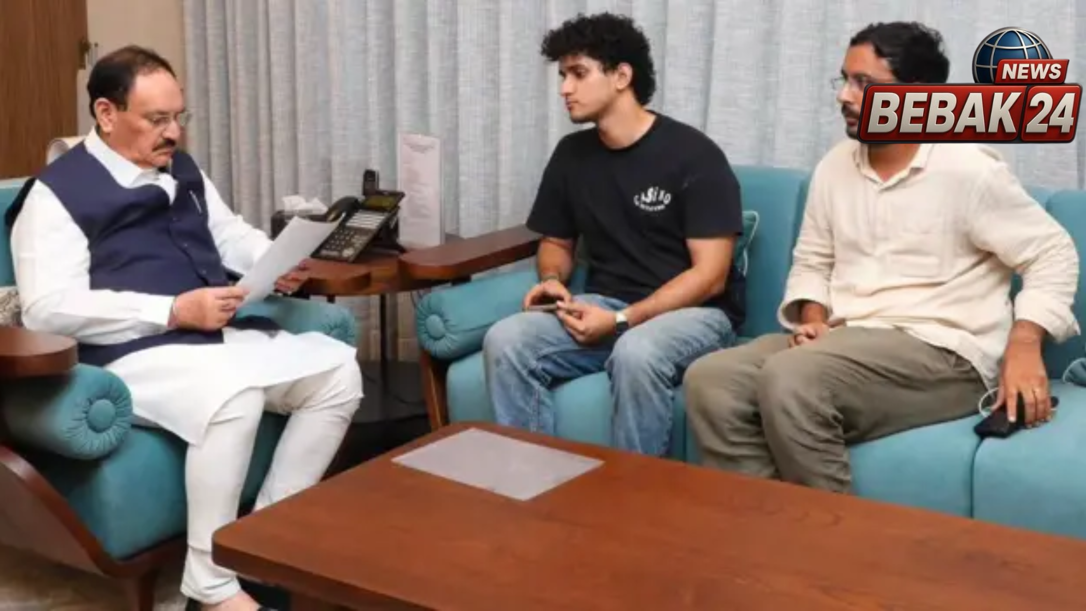 बंद दरवाजों के पीछे 10 मिनट की मुलाकात, जेपी नड्डा की धरना खत्म करने की अपील; सीजेपी ने सौंपे 3 कड़े प्रस्ताव
