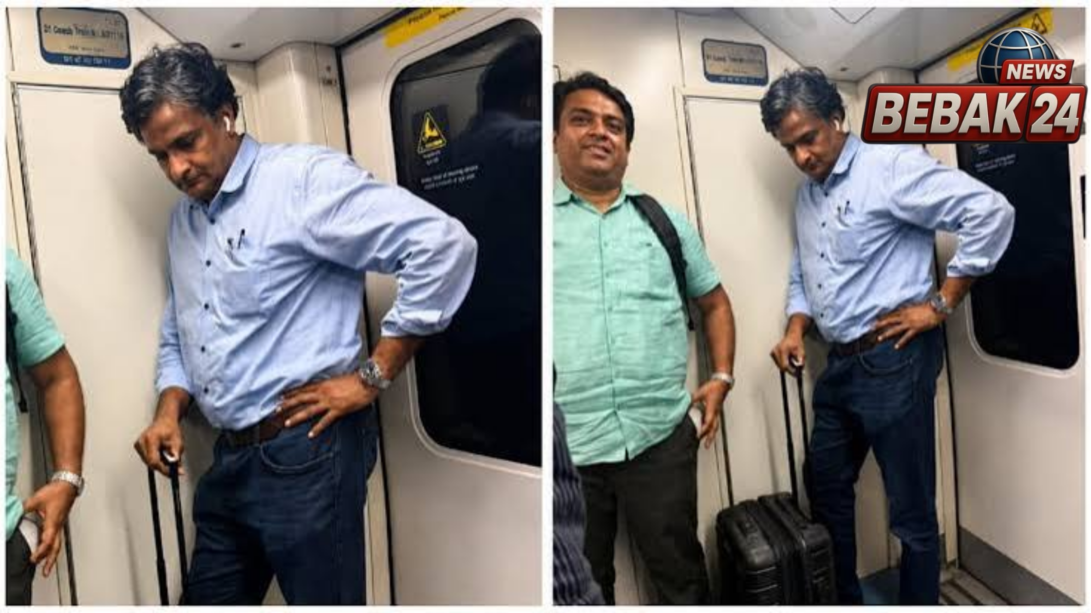 मेट्रो में दिखे जवागल श्रीनाथ, सादगी ने जीता दिल