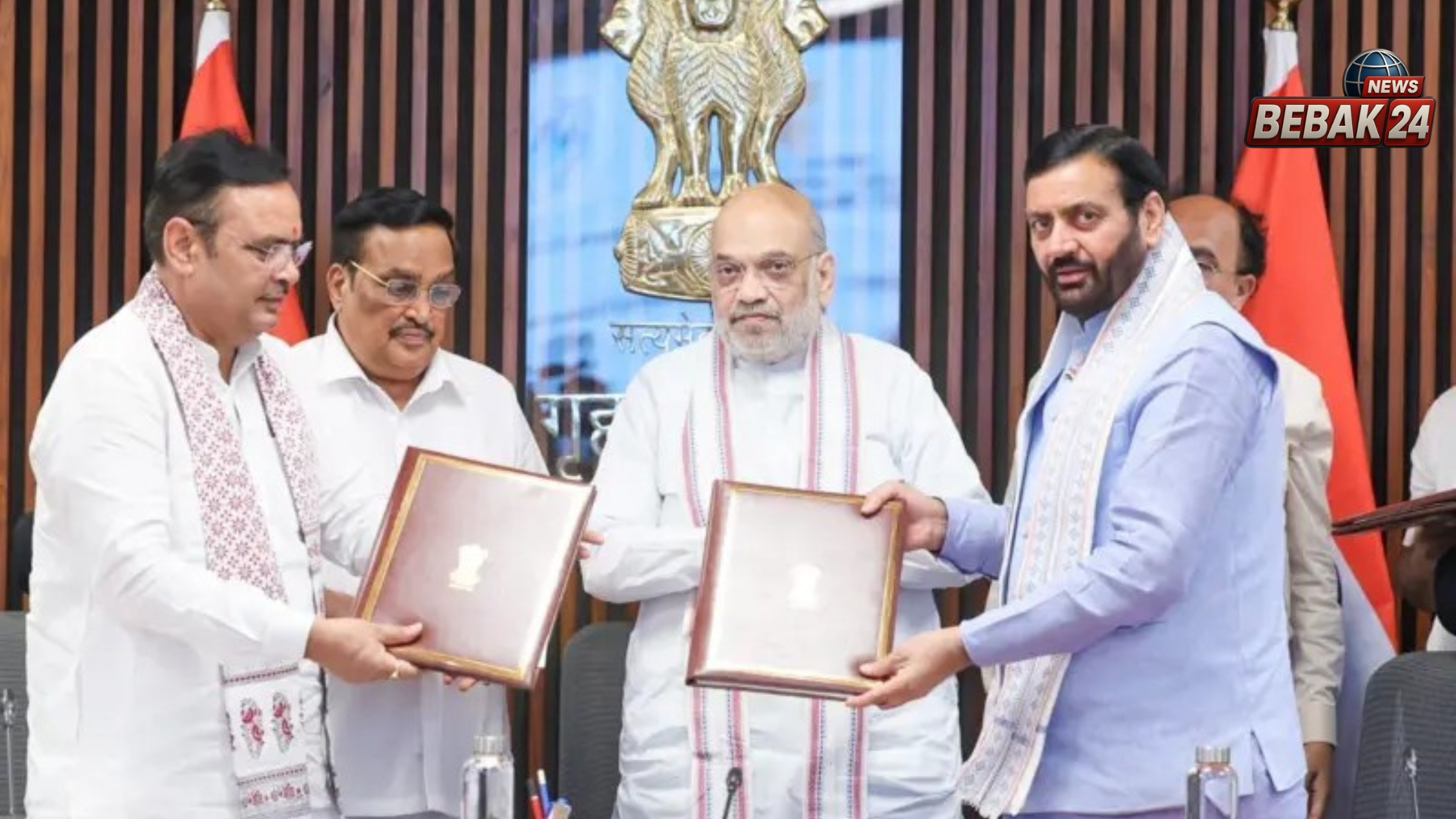 32 साल पुराना जल विवाद सुलझा: अमित शाह की मौजूदगी में हरियाणा-राजस्थान के बीच ऐतिहासिक MoU पर दस्तखत; भूमिगत पाइपलाइन से मिलेगा पानी