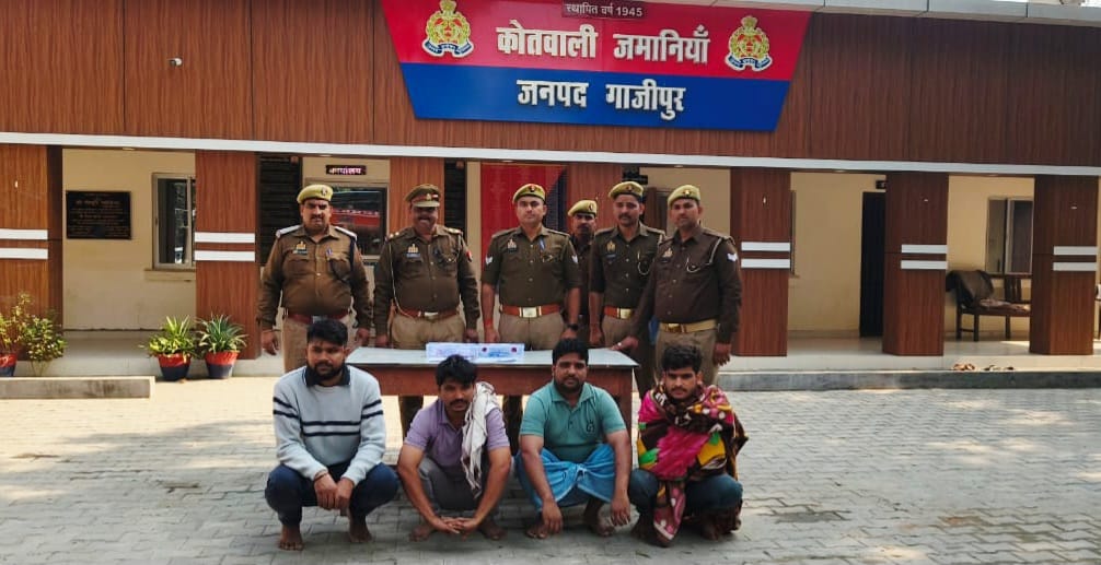 खोवा कारोबारी को गोली मारने का आरोपी पुलिस मुठभेड़ में घायल, चार गिरफ्तार