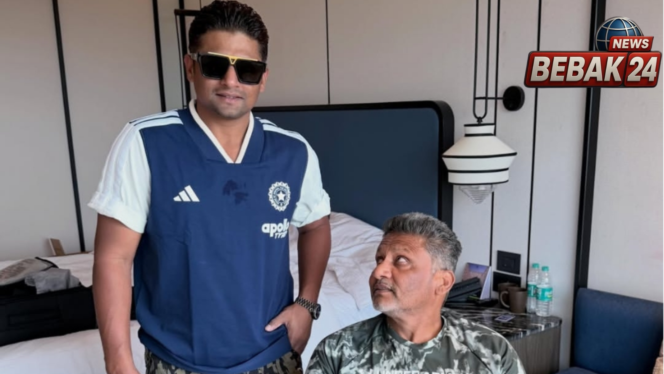 श्रीलंका टेस्ट सीरीज़ में वापसी के बाद सरफ़राज़ ख़ान ने शेयर की तस्वीरें, पिता के साथ आए नज़र