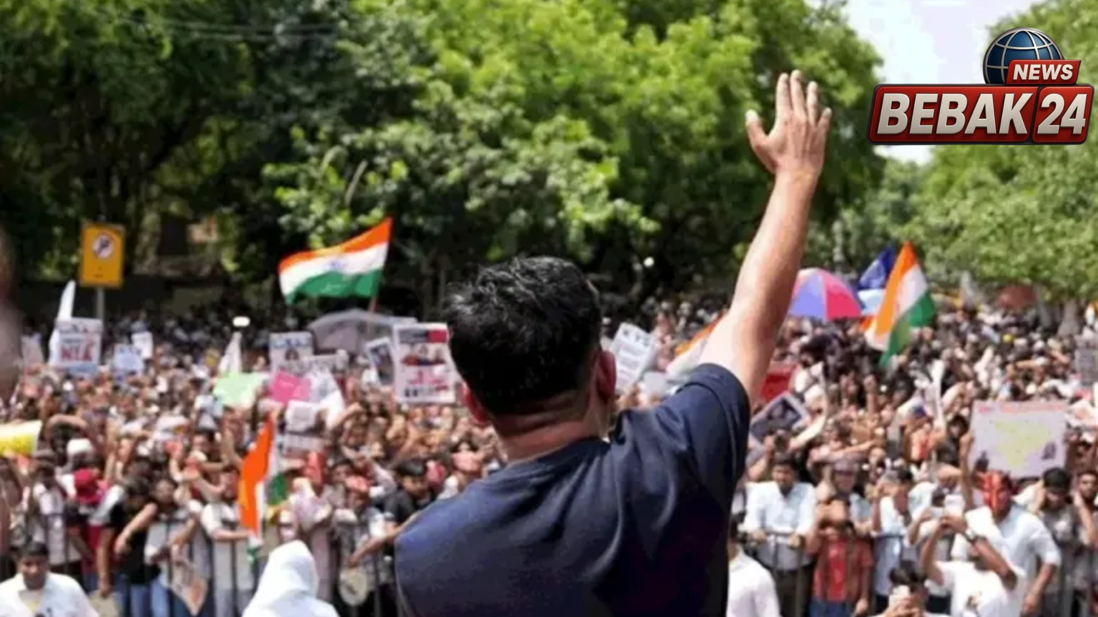 जंतर-मंतर पर भारी बारिश के बीच CJP का धरना जारी, सुरक्षा बढ़ाई गई; संसद परिसर में आंबेडकर प्रतिमा के नीचे रात भर बैठे रहे चंद्रशेखर आजाद