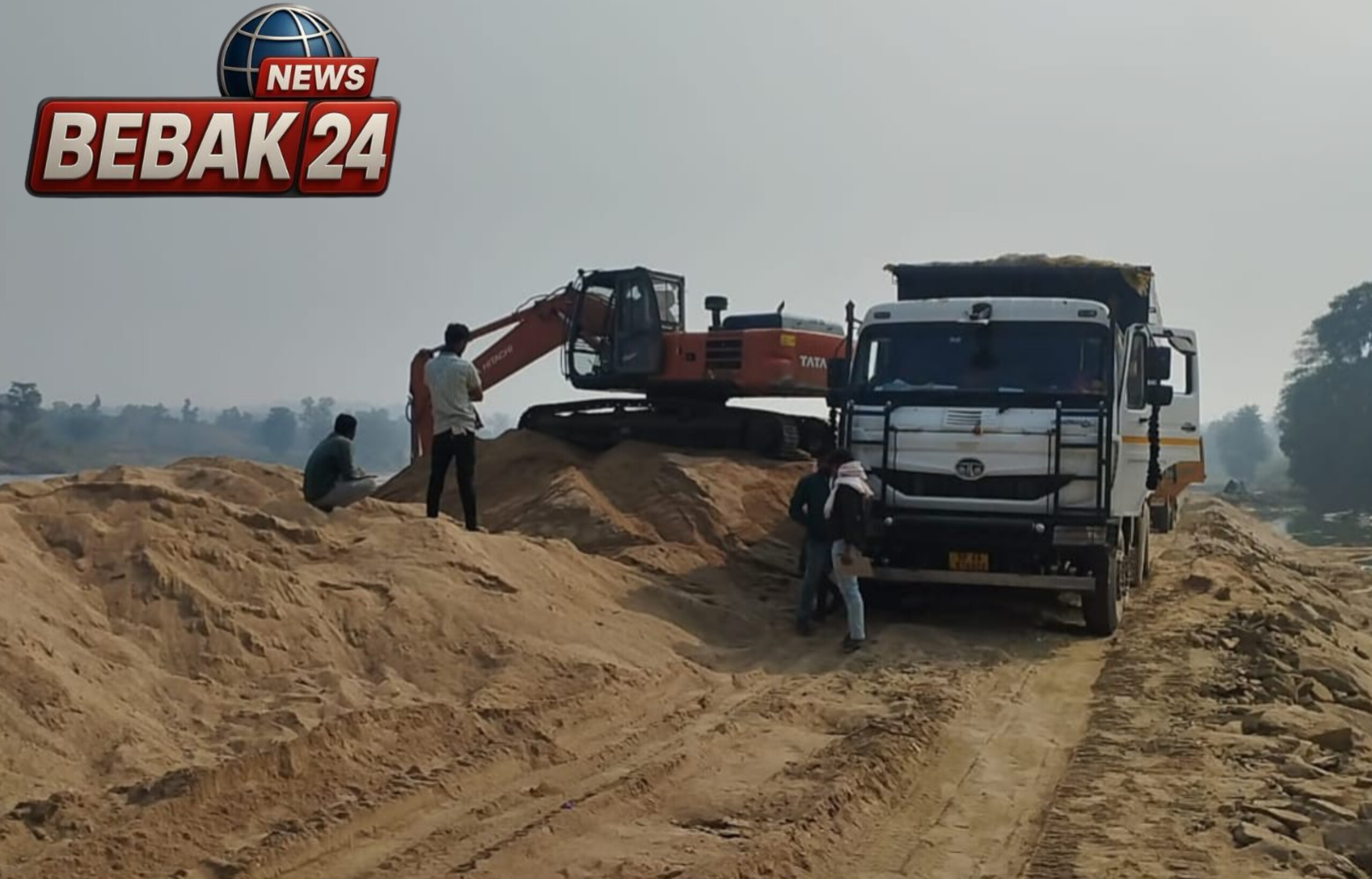 सोनभद्र में कानून बौना, ' माफिया' महान: खोखा साइट पर कनहर नदी का सीना छलनी