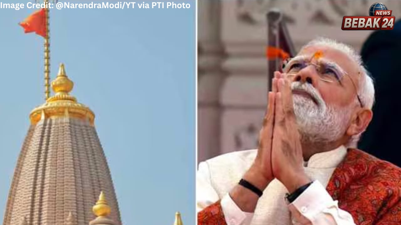 दिव्य गाथा: श्रीराम जन्मभूमि के शिखर पर लहराया 'धर्म ध्वज', PM मोदी ने किया नवयुग का शंखनाद!