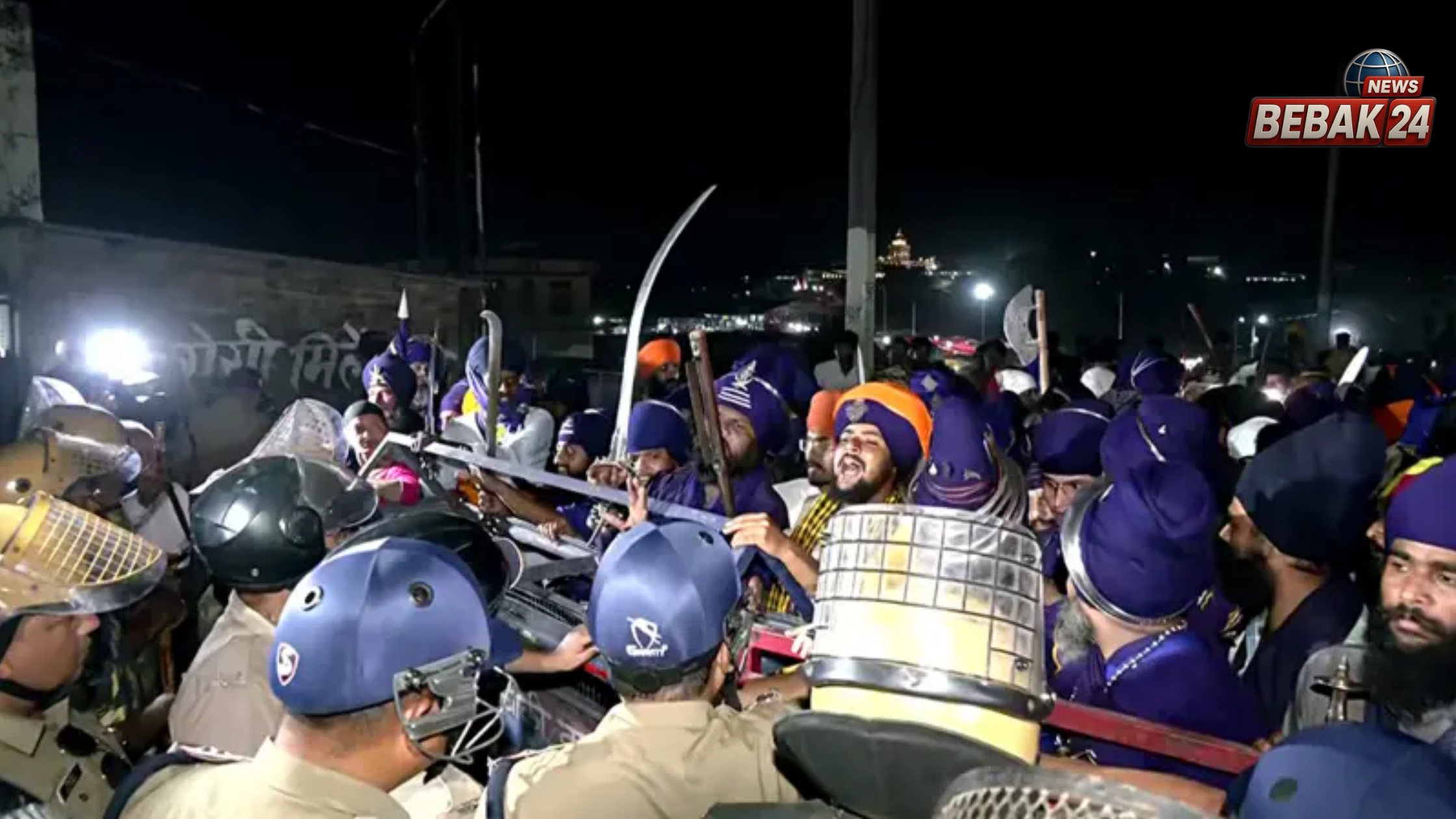 कुल्हाल बॉर्डर पर हाई-वोल्टेज ड्रामा: उत्तराखंड पुलिस और निहंग सिखों के बीच झड़प