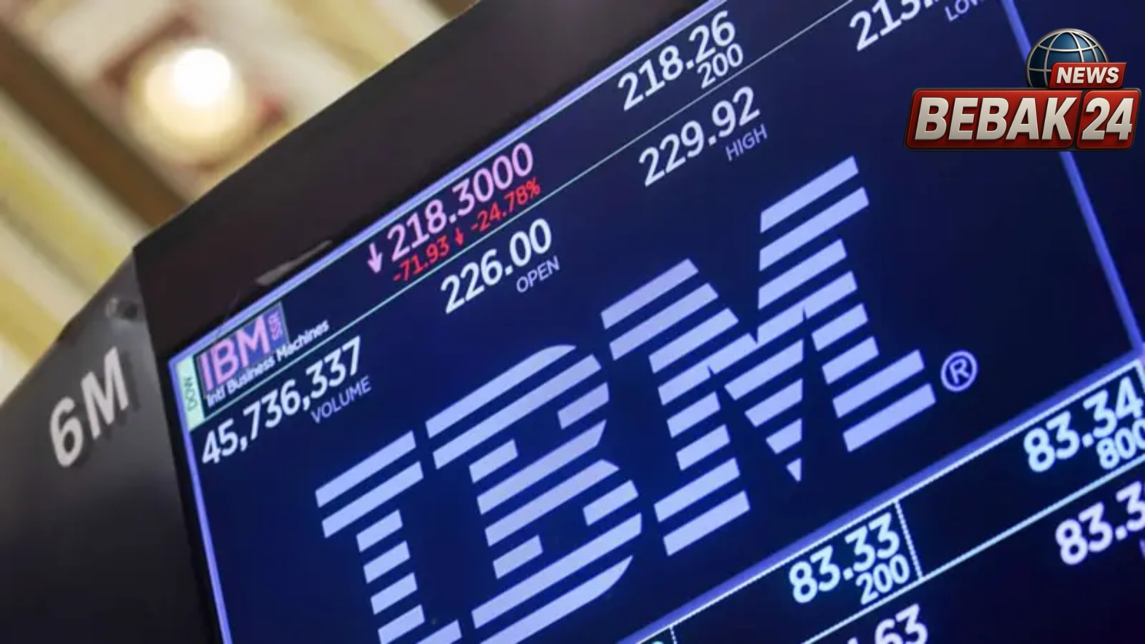 टेक जगत में महाभूकंप! IBM को एक ही दिन में 70 अरब डॉलर की भारी चपत; 58 साल की सबसे बड़ी गिरावट
