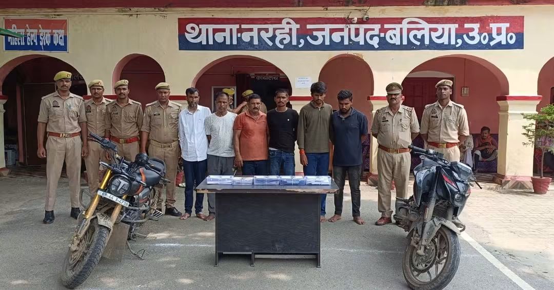 आभूषण व्यवसायी से लूट का पुलिस ने किया खुलासा, बिहार के छह शातिर गिरफ्तार