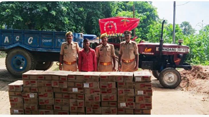 दुबहड़ पुलिस का बड़ा एक्शन: ग्रीनफील्ड एक्सप्रेस-वे पर 4.5 लाख की अवैध अंग्रेजी शराब बरामद, बिहार का शातिर तस्कर गिरफ्तार